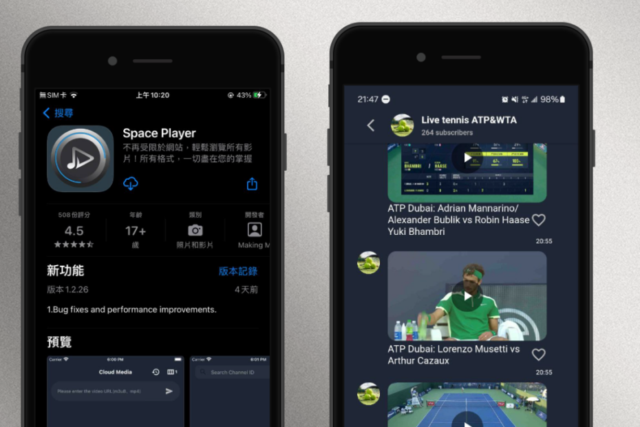 [網球直播] ATP&WTA LIVE直播，用iPhone、Android就可以免費看